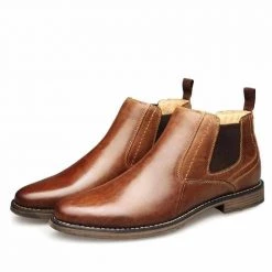 LAH Fashion Store Men's Apparels Saint Morris Leather Chelsea Boot 9 LAH Fashion Store Men's Apparels Saint Morris Leather Chelsea Boot