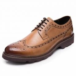 GMSHOES Store London Wingtip Brogue Shoes Men's Apparels