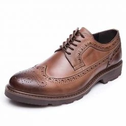 GMSHOES Store London Wingtip Brogue Shoes Men's Apparels