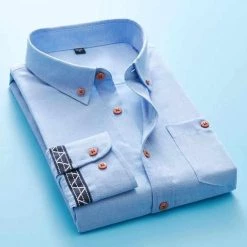 HAN GE's Store Saint Morris Button-Down Long Sleeve Shirt 6 HAN GE's Store Saint Morris Button-Down Long Sleeve Shirt