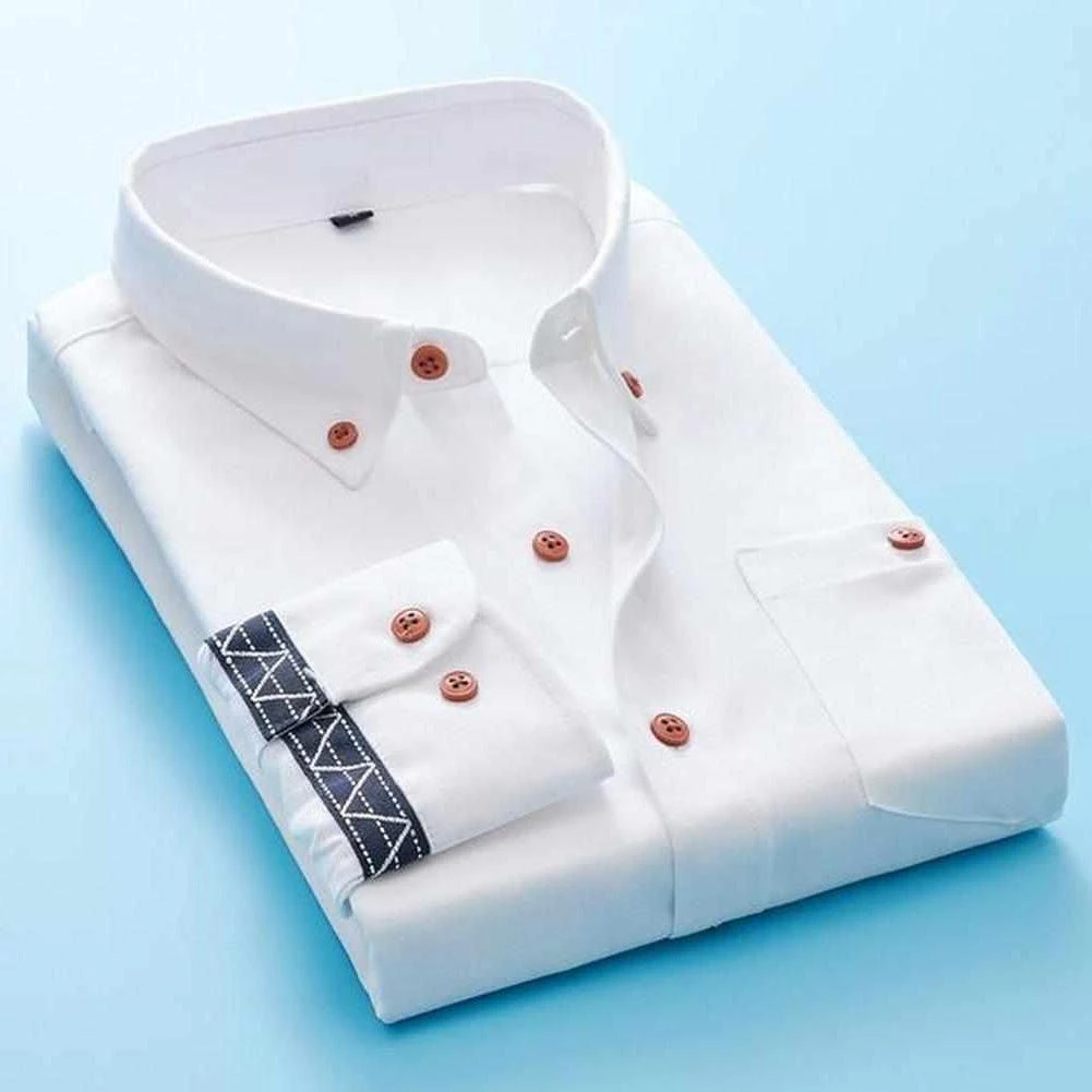 HAN GE's Store Saint Morris Button-Down Long Sleeve Shirt 3 HAN GE's Store Saint Morris Button-Down Long Sleeve Shirt