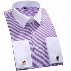 PAOLO SIRUM Official Store Men's Apparels North Royal Striped Dress Shirt