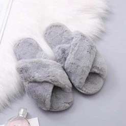 MECE Saint Morris Fluffy Indoor Slippers Women's Apparels