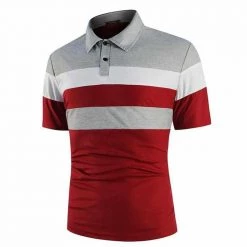 YiBaoXin Store Men's Apparels Saint Morris Polo Striped Shirt 6 YiBaoXin Store Men's Apparels Saint Morris Polo Striped Shirt