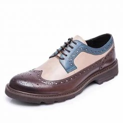 GMSHOES Store London Wingtip Brogue Shoes Men's Apparels