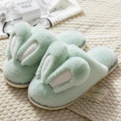 Hiphop Dropship & Hot Selling Store Women's Apparels Fluffy Rabbit Home Slippers