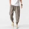 LEGIBLE FACTORY Store Leo Linen Pants Men's Apparels 2 LEGIBLE FACTORY Store Leo Linen Pants Men's Apparels