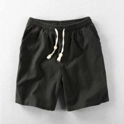 China Cloth Saint Morris Elastic Linen Shorts Men's Apparels