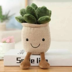 TotoJay Funny Life Store Home Sky Madrid Plush Smiley Succulent 10 TotoJay Funny Life Store Home Sky Madrid Plush Smiley Succulent