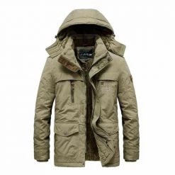 Men`s World Store Sky Madrid Tech Hooded Parka Men's Apparels