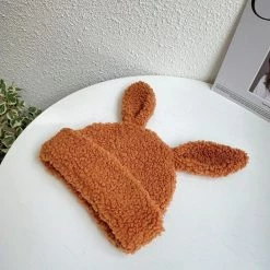 XIADAILA Official Store Women's Apparels Saint Morris Wool Rabbit Ears Beanie