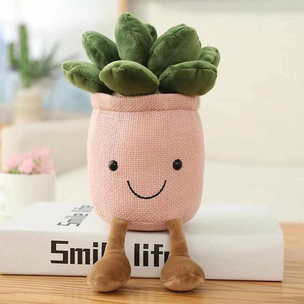 TotoJay Funny Life Store Home Sky Madrid Plush Smiley Succulent 5 TotoJay Funny Life Store Home Sky Madrid Plush Smiley Succulent