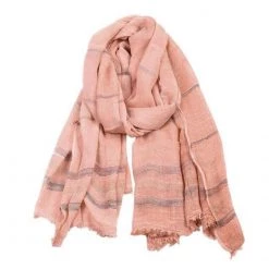 SHOWERSMILE Official Store Saint Morris Linen Tassels Scarf