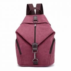 KMFFLY Factory Outlet Store Women's Apparels Sky Madrid Canvas Backpack