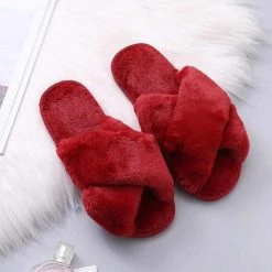 MECE Saint Morris Fluffy Indoor Slippers Women's Apparels
