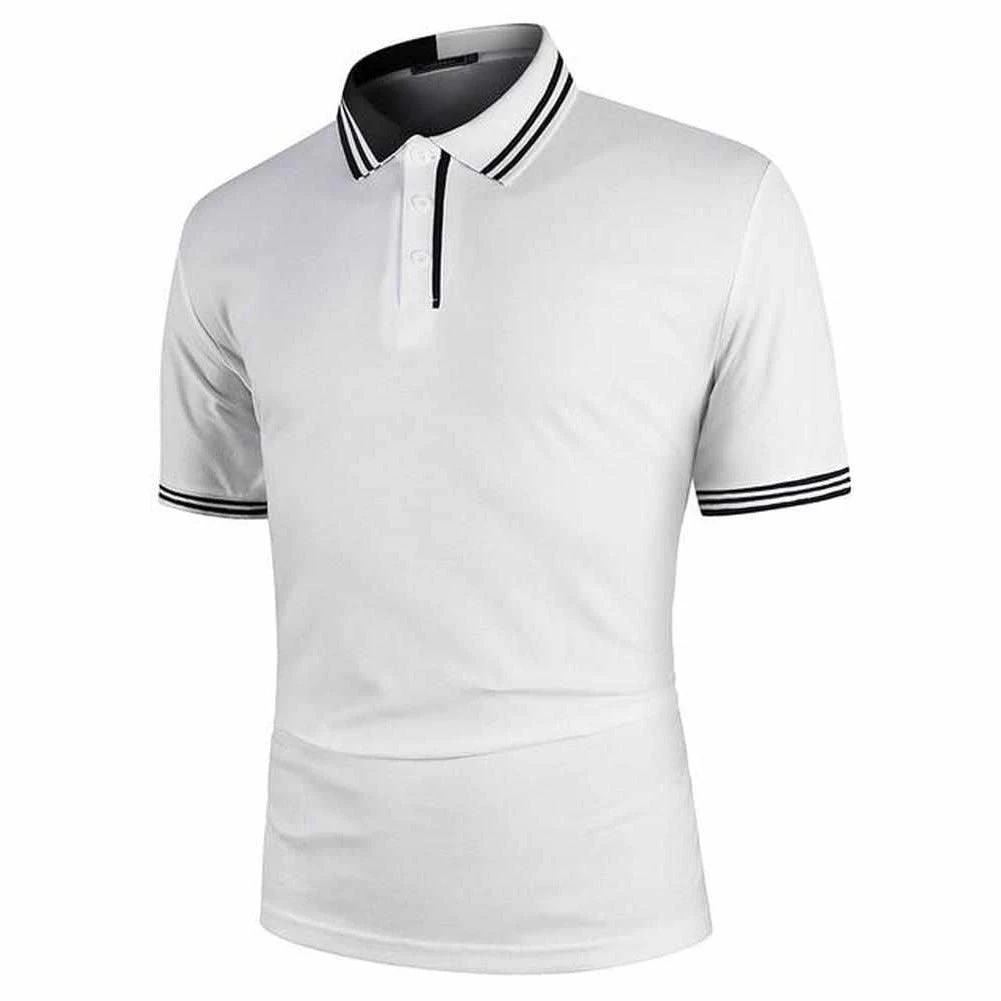 YiBaoXin Store North Royal Striped Polo Shirt 4 YiBaoXin Store North Royal Striped Polo Shirt