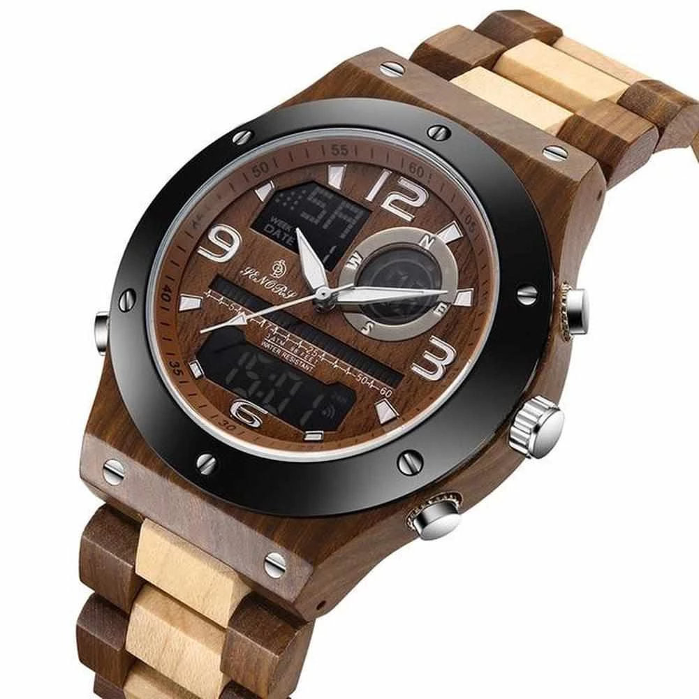 Chenghui Watch Store Men's Apparels Wooden Quartz Wristwatch 6 Chenghui Watch Store Men's Apparels Wooden Quartz Wristwatch